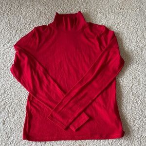 Madewell Red Long Sleeve Tee